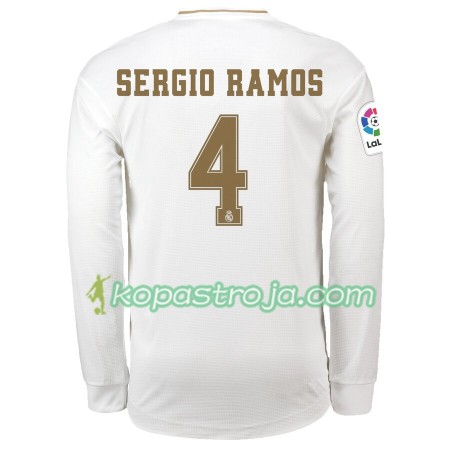 Billiga Fotbollströjor Real Madrid Sergio Ramos 4 Hemma tröja 2019/20 Långärmad